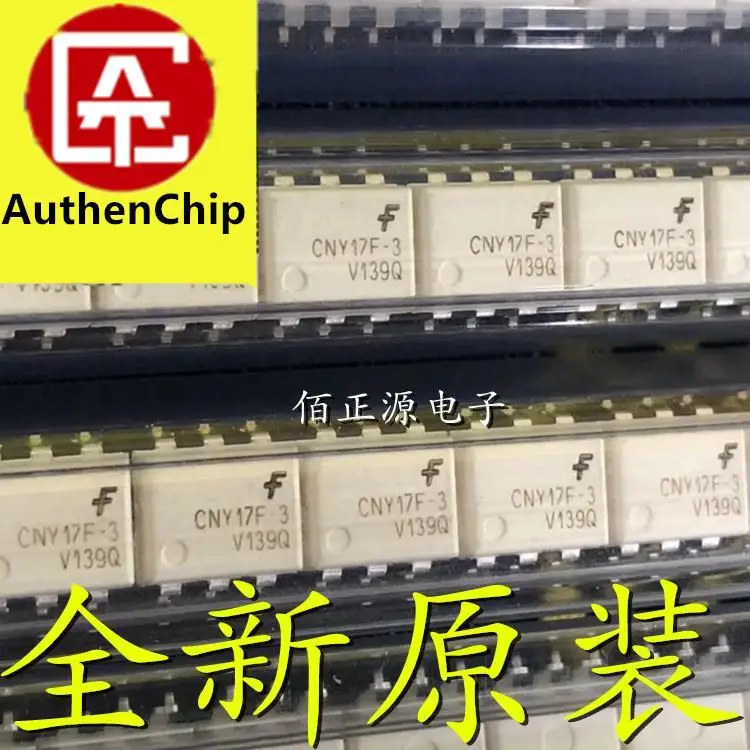 10Pcs 100% Original New In สต็อก CNY17F-3 CNY17F In-Line DIP6 Optocoupler Optoisolator ชิป