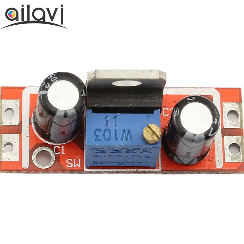 LM317 module ultra-low ripple DC-DC linear regulated power supply has stepless adjustable 63V-4.5V to 60V-1.5V