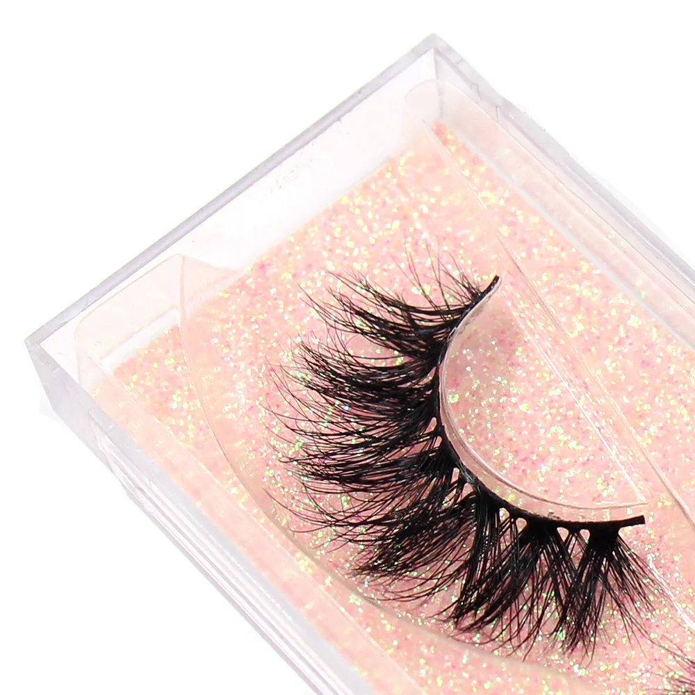 Luxuriöse Nerz-Kunstwimpern Voluminöse Wispy Strip Lashes Natürlicher Look Weich Bequem zu Tragen Wiederverwendbare Künstliche Wimpern Make-up Schönheit – Detail 37