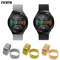 FIFATA 22 20MM Stainless Steel  Watch Strap For Xiaomi Amazfit Stratos 3/Amazfit GTR 47MM/Polar Grit X Smart Sport Watch Band