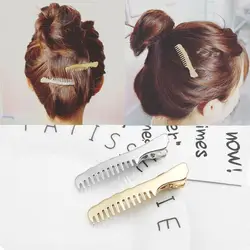 Lovely Comb Style Metal Hairpin Hair Side Clip Women Girls Headwear Accessories