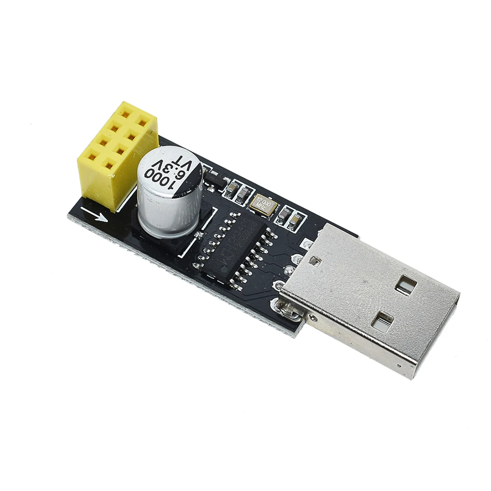 CH340 USB to ESP8266 ESP-01 Wifi Module Adapter Computer Phone Wireless Communication Microcontroller for Arduino