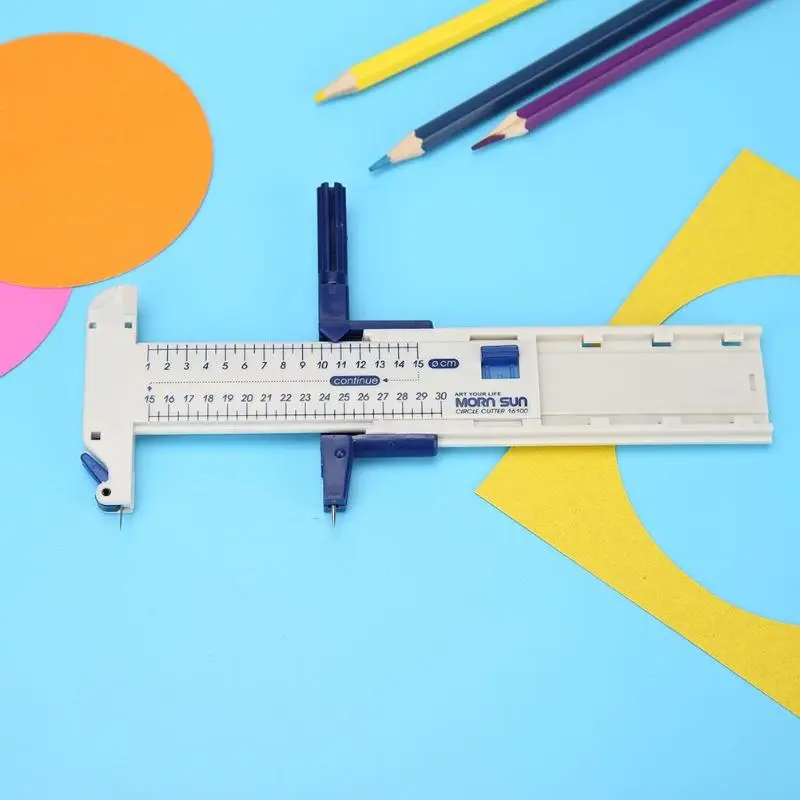 Compass Cutter Round Circle Knife Heat Shrink Film Cutting Patchwork Tool Circle Compass Film Paper Knife Cutter for Patchwork