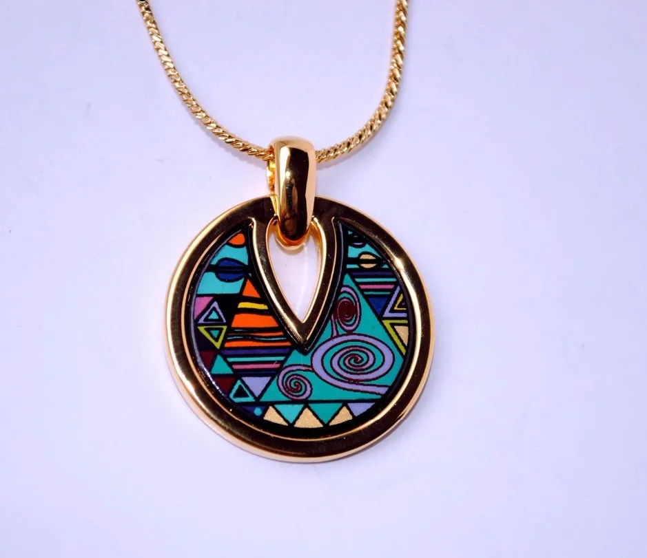 Enamel Pendant European and American style cloisonne process 005