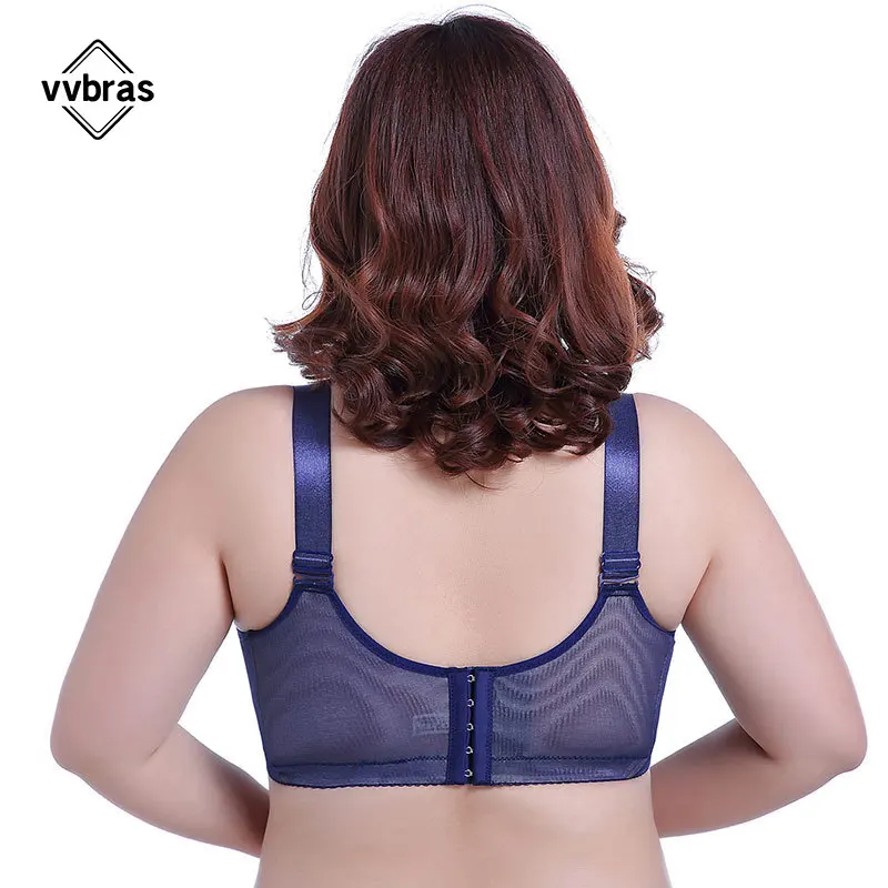 vvbras Plus Size Bra Ultrathin Lace Bralette For Woman Push Up Brassiere Adjustable Full Cup Bras Underwear Girls C D Cup Bras