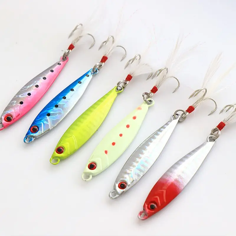 New DRAGER Metal Cast Jig Spoon 7/10/15/20/25/30g Shore Casting Jigging Fish Sea Bass Fishing Lure Artificial Bait Tackle