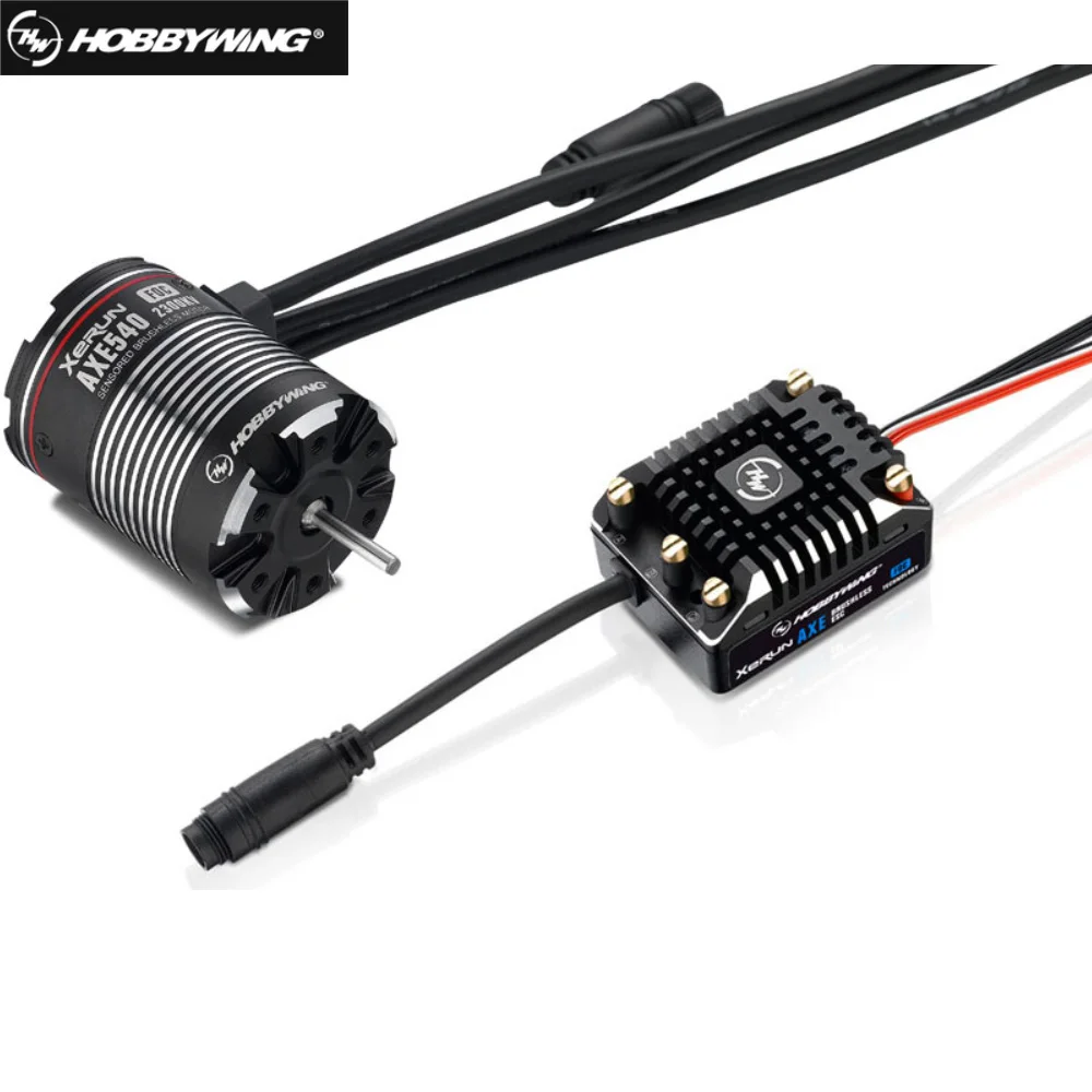 Hobbywing XeRun Axe Brushless Power System For AXE540 1200KV 1800KV 2300KV With Brushless ESC for Rc 1/10 Climbing Car