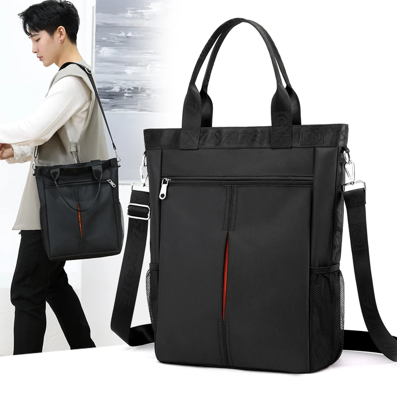 Men Travel Bag Oxford Casual Men Shoulder Crossbody Bags Good Qualtiy Outdoor Bags Mens Travel School Retro Zipper Shoulder Bag