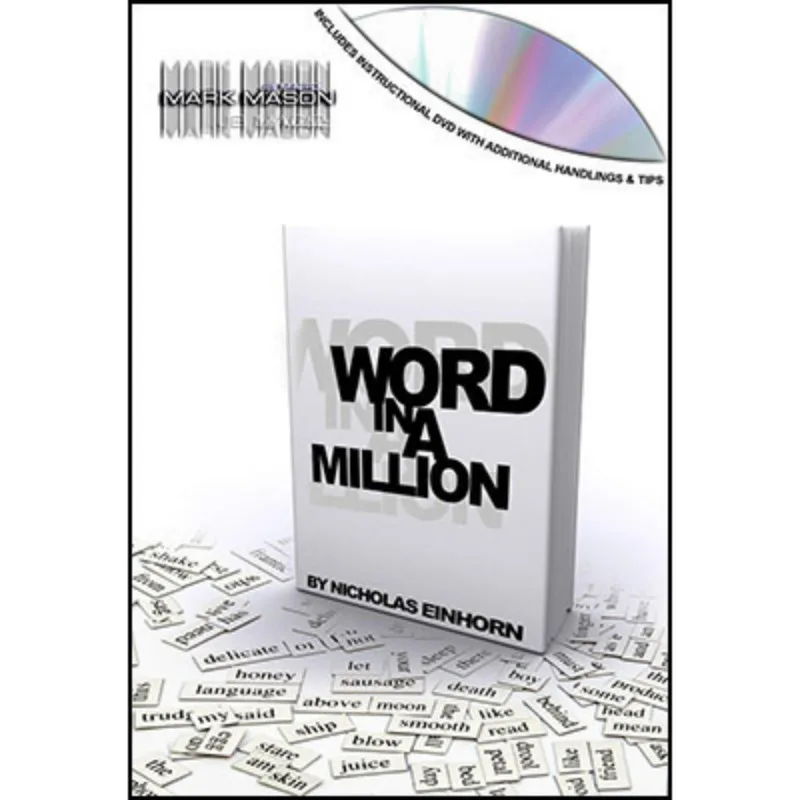 Word In A Million / With Dvd And Gimmick Close-Up Magic Stage Street Bar Comedy Magic Tricks Mentalism Illusions Magician Book