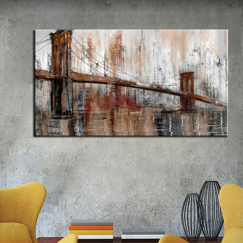 

100%Handpainted Oil Painting On Canvas Abstract Oil Painting Abstract Modern Painting Canvas Wall Art Living Room Decor Wall