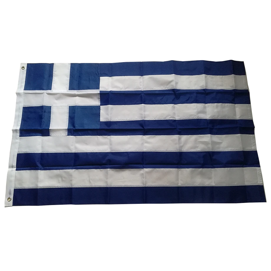 

Embroidered Sewn Greece Flag Greek National Flag World Country Flag Banner Oxford Fabric 3x5ft