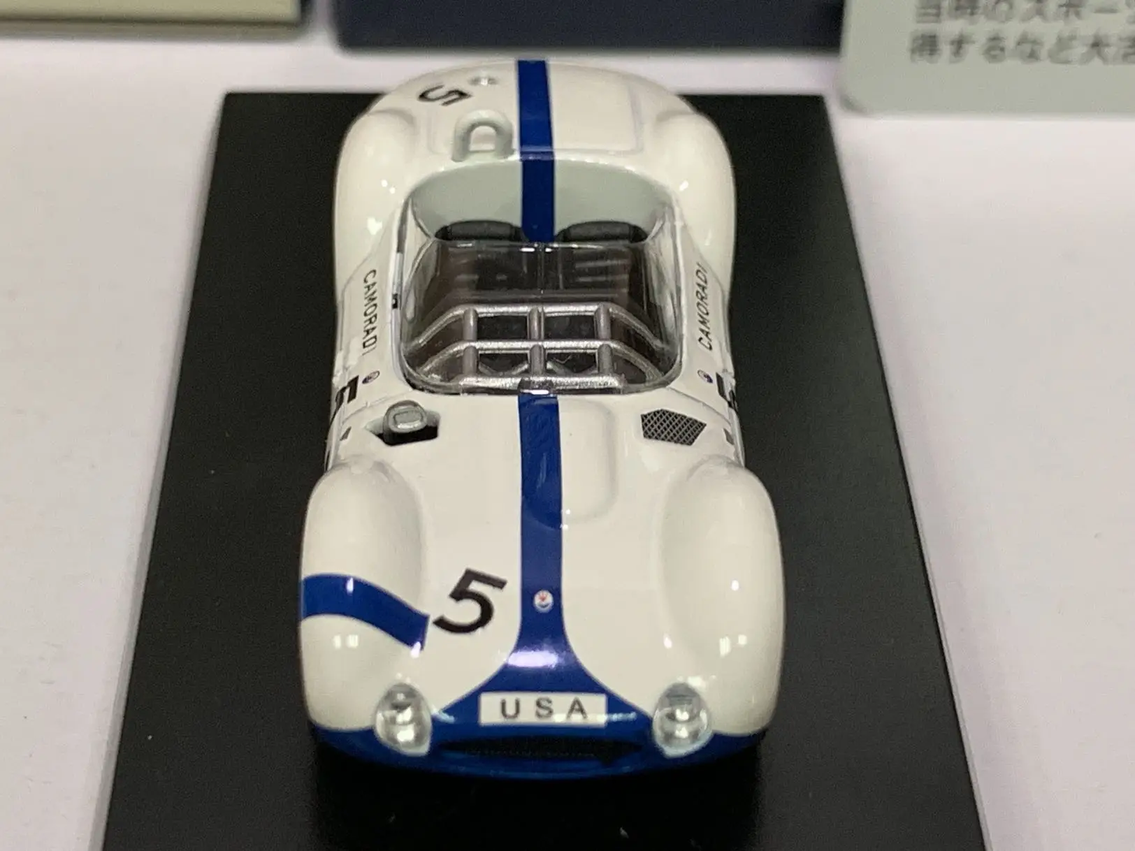 KYOSHO 1:64 Maserati Tipo 61 Le Mans racing #5 Collect die casting alloy trolley model