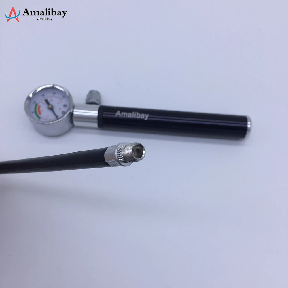 Mini pompa per pneumatici ad alta pressione con manometro per Xiaomi M365 1s Pro2 pompa per gonfiaggio ad aria a mano per Scooter per Ninext MAX G30 Es2 4