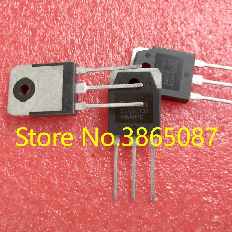 40N60F2DS TGAN40N60F2DS OR TGAN40N60SFD 40N60SFD OR 40N60FD TGAN40N60FD TO-3P POWER TUBE IGBT TRANSISTOR 10PCS/LOT ORIGINAL NEW