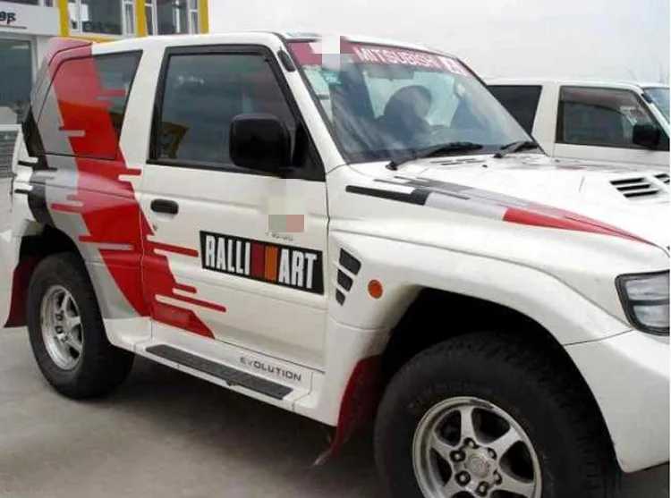 FOR Mitsubishi Pajero EVO Sticker Appearance Decoration Modified Decal  Pajero V55 Body Customized Sticker