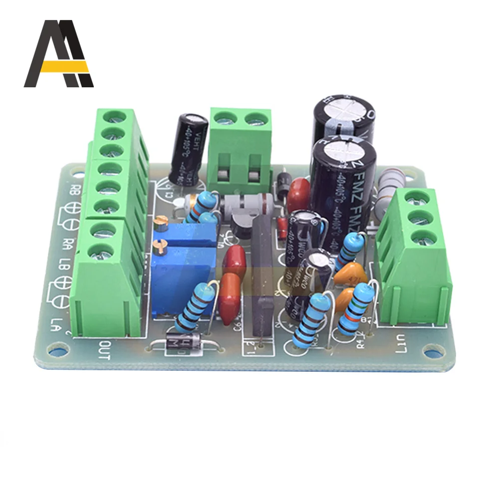 DC 12V Power Amplifier VU Meter Driver Board DB Audio Level Meter 400Hz TA7318P Hifi Amplifier Speaker VU Header Driver Board