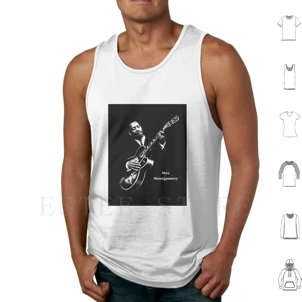 Wes Montgomery Camisetas sin mangas Chaleco Wes Montgomery Guitarrista Jazz Joven Artista Música Miles Davis Música en vivo Gran leyenda
