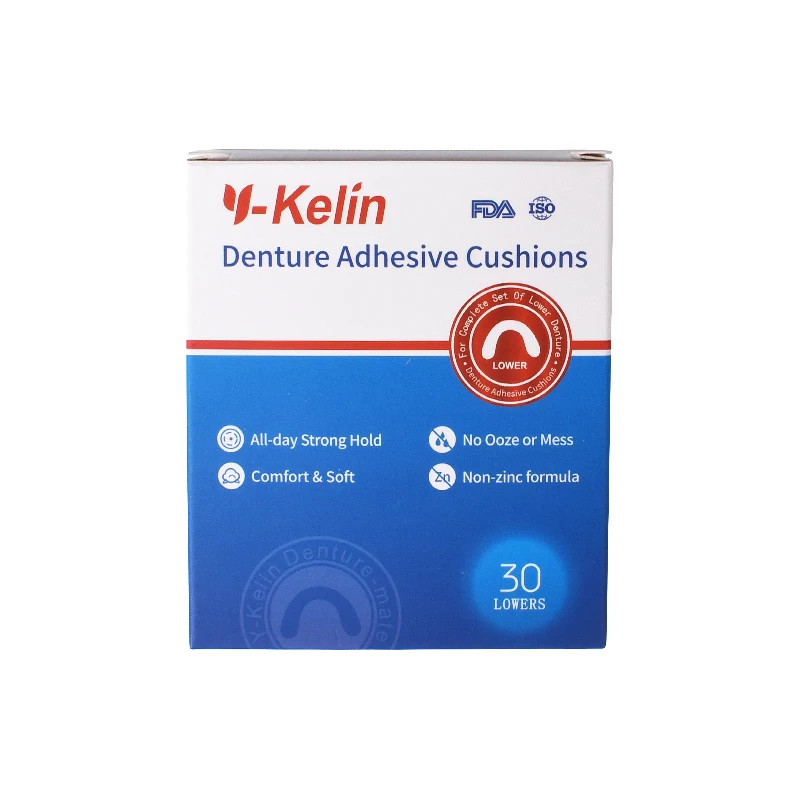 Y-Kelin Denture Adhesive Cushion (Lower) 120 Pads Pad