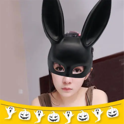 Party Supplies Cosplay Masks for Face Women Halloween Sexy Bunny Mask Party Bar Nightclub Costume Rabbit Ears Masks