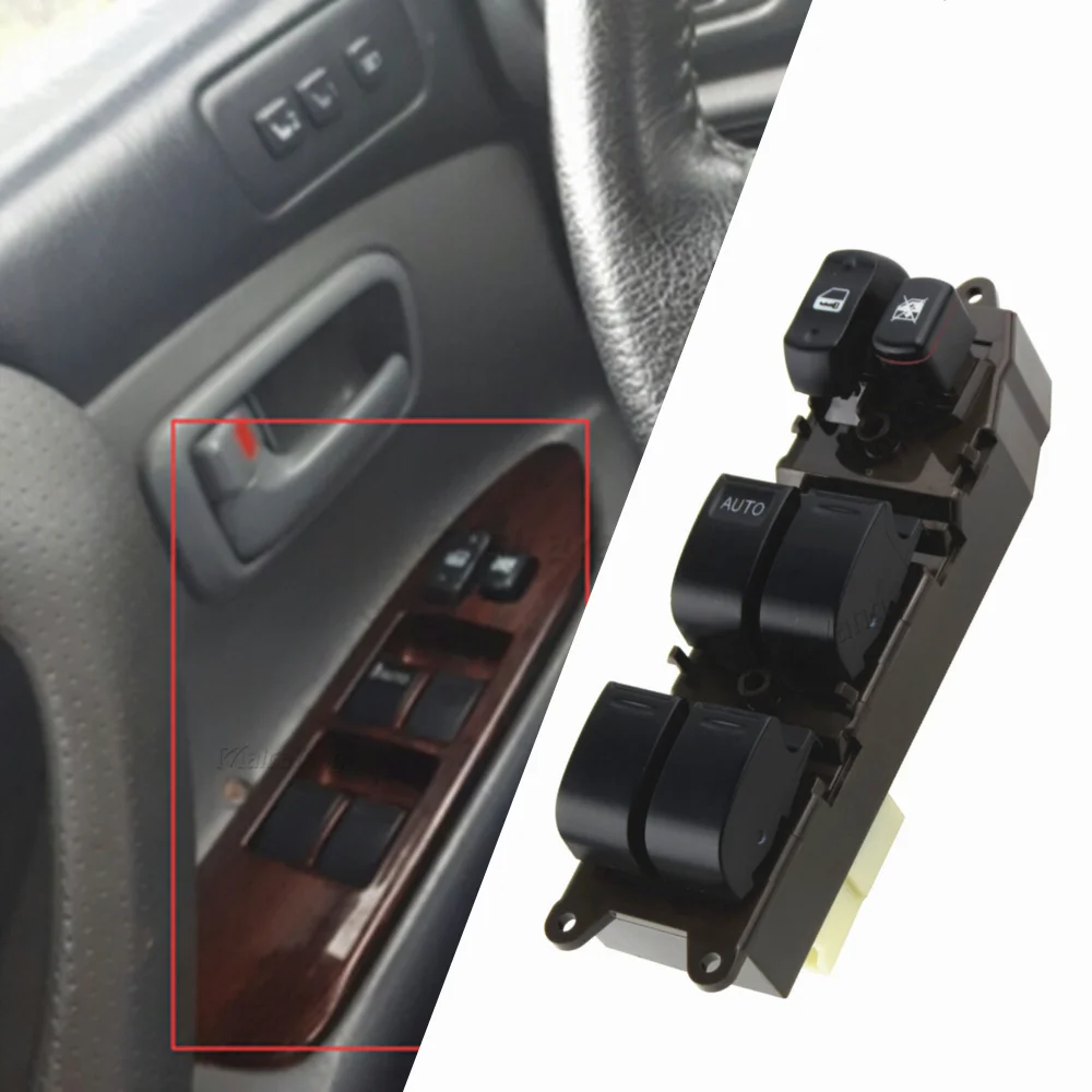 

High quality 84820-60130 84820-60110 Power Window Master Switch For Toyota Land Cruiser 100 1FZFE 2UZFE 84820 60130 8482060130