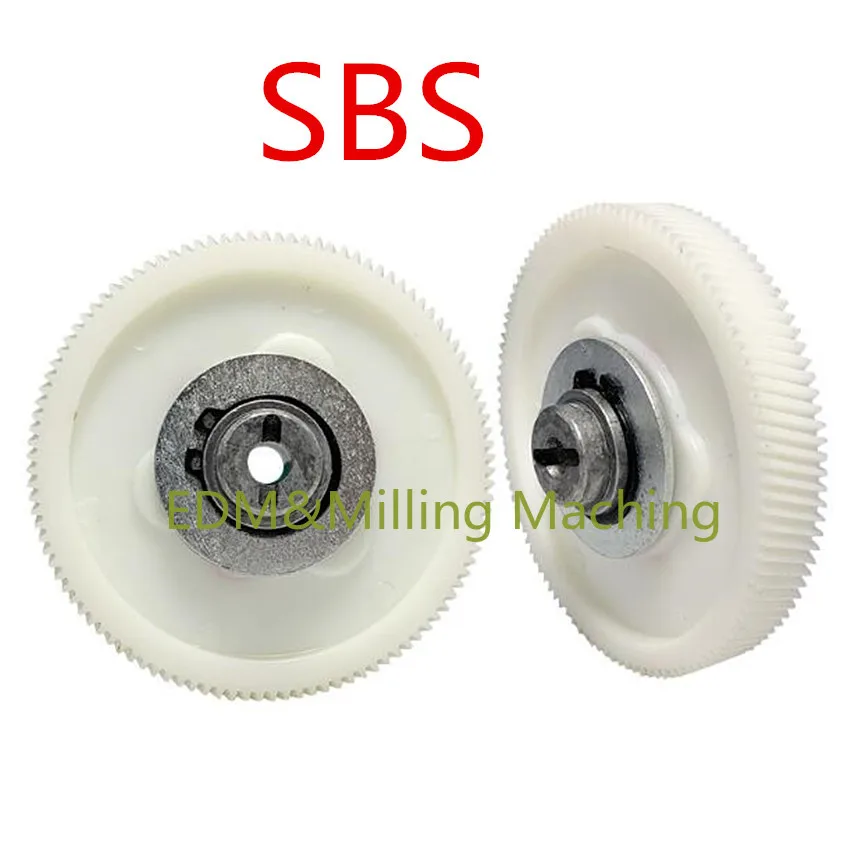 CNC Milling Machine Power Feed Nylon SBS Gear Hub Fit Model S-350 S-235 For Bridgeport Vertical Mill Tool