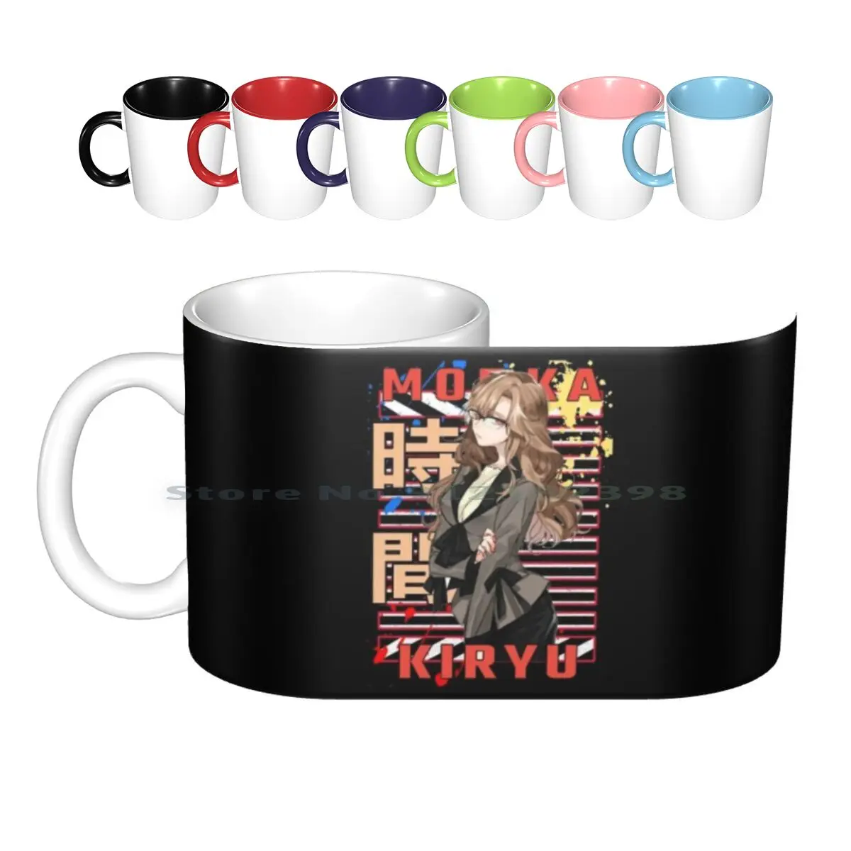 Moeka Kiryū Steins Gate Anime Design Ceramic Mugs Coffee Cups Milk Tea Mug Steins Gate Steins Gate Kiryū Anime Stein Gate 2018