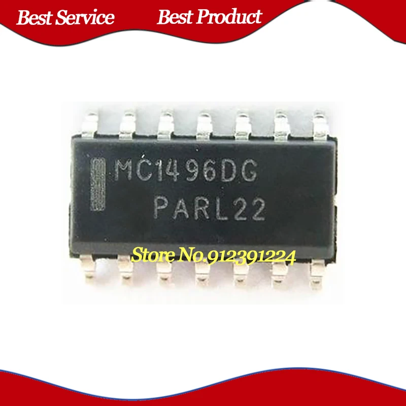 10 Pcs/Lot MC1496DR2G MC1496DG SOP14 New and Original In Stock