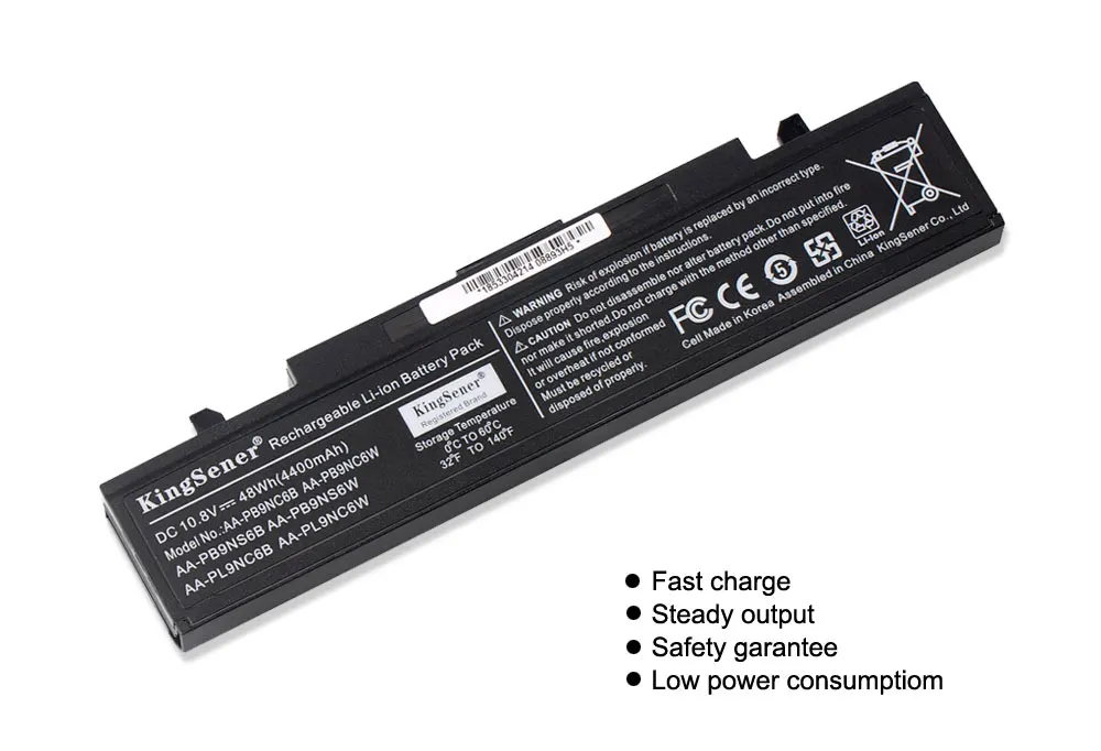 KingSener Laptop Battery For SamSung AA-PB9NC6B AA-PB9NS6B AA-PB9NC6W R467 R428 R429 R468 NP300 NP350 RV410 RV509 R530 4400mAh