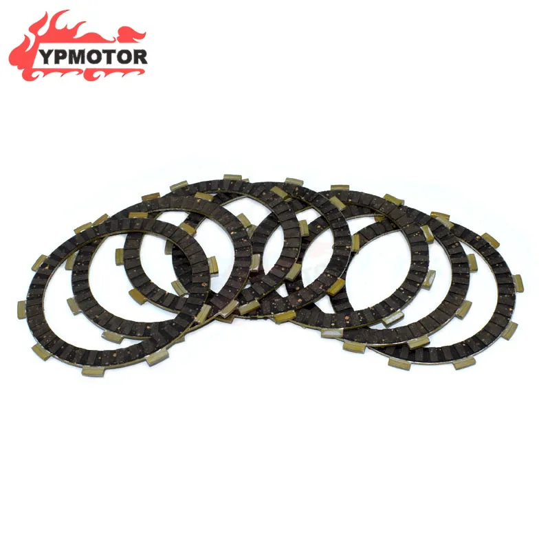 For Honda BROS CBR400 NC29 XR400 05-08 VRX400 Steed 400 600 VLX400 Motorcycle 7pcs Engine Clutch Plates Disc Friction Plate