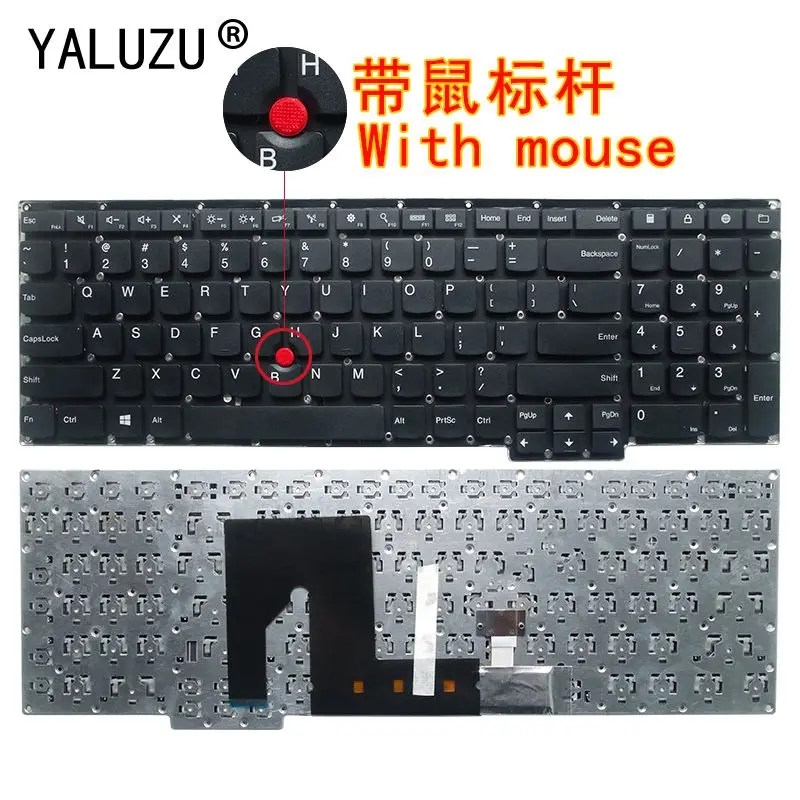 

YALUZU NEW US Laptop Keyboard for Lenovo Thinkpad S5-531 S5-540 S531 S540 NO Backlight