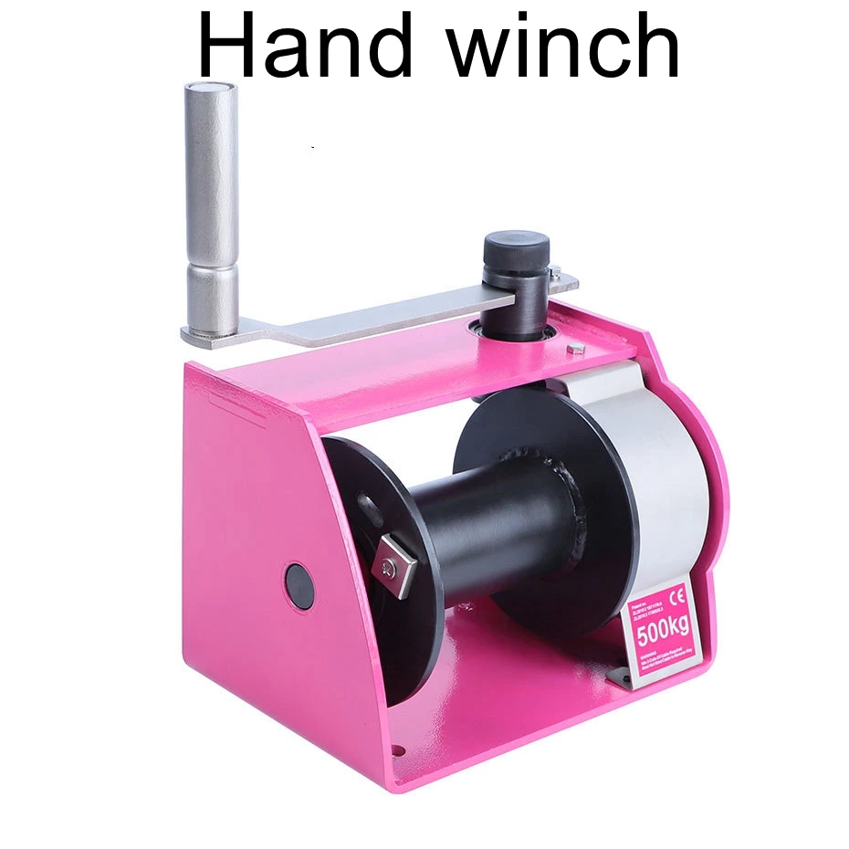 

Worm gear hand winch XS-A self-locking winch 250kg hand winch with one machine and dual purpose