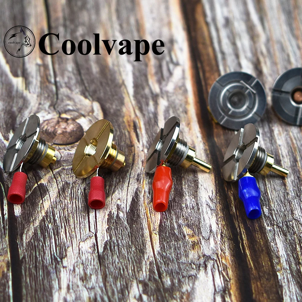 coolvape Connettore fai-da-te Connettore 510 caricato a molla con perno flottante per sigarette elettroniche meccaniche vape THC Tauren Mech Mod