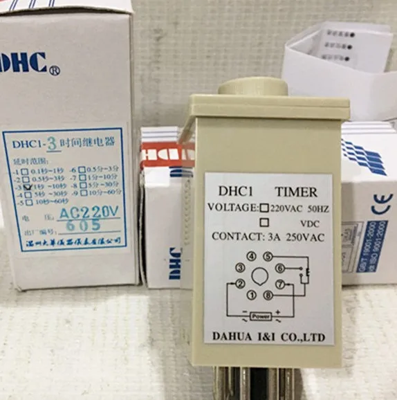 

Genuine Ultra-Mini time relay DHC1-3 delay range DHC1-6 DHC1-7 DHC1-8 DHC1-9