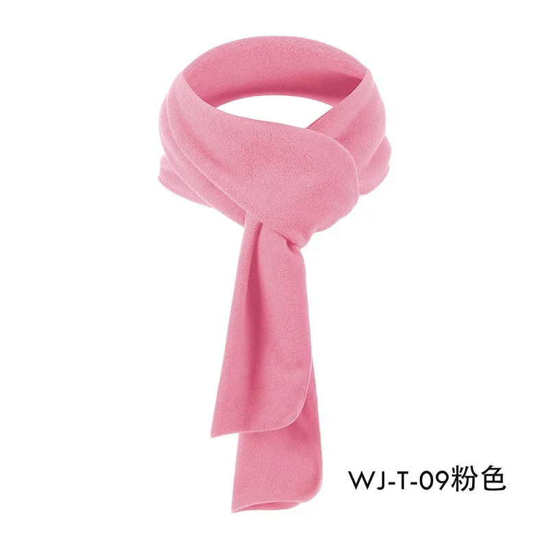 2021 New Arrival zwykły kolor zimowy szalik kobiety czarny różowy pomarańczowy Polar runo Neck Tube szalik