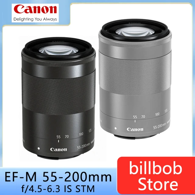 Canon EF-M 55-200mm f/3.5-6.3 IS STM lens 55-200 micro single lens For Canon  M M2 M3 M5 M6 M50 M100 M200 camera - AliExpress