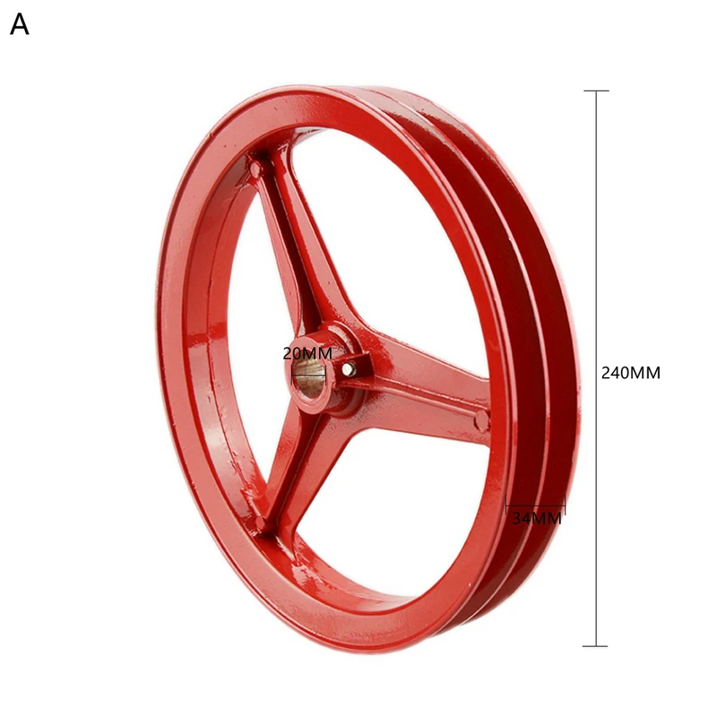 55/58 Type High Pressure Washer Pulley Car Washer Brush Car Pump Accessories Pump Head Pulley 240MM