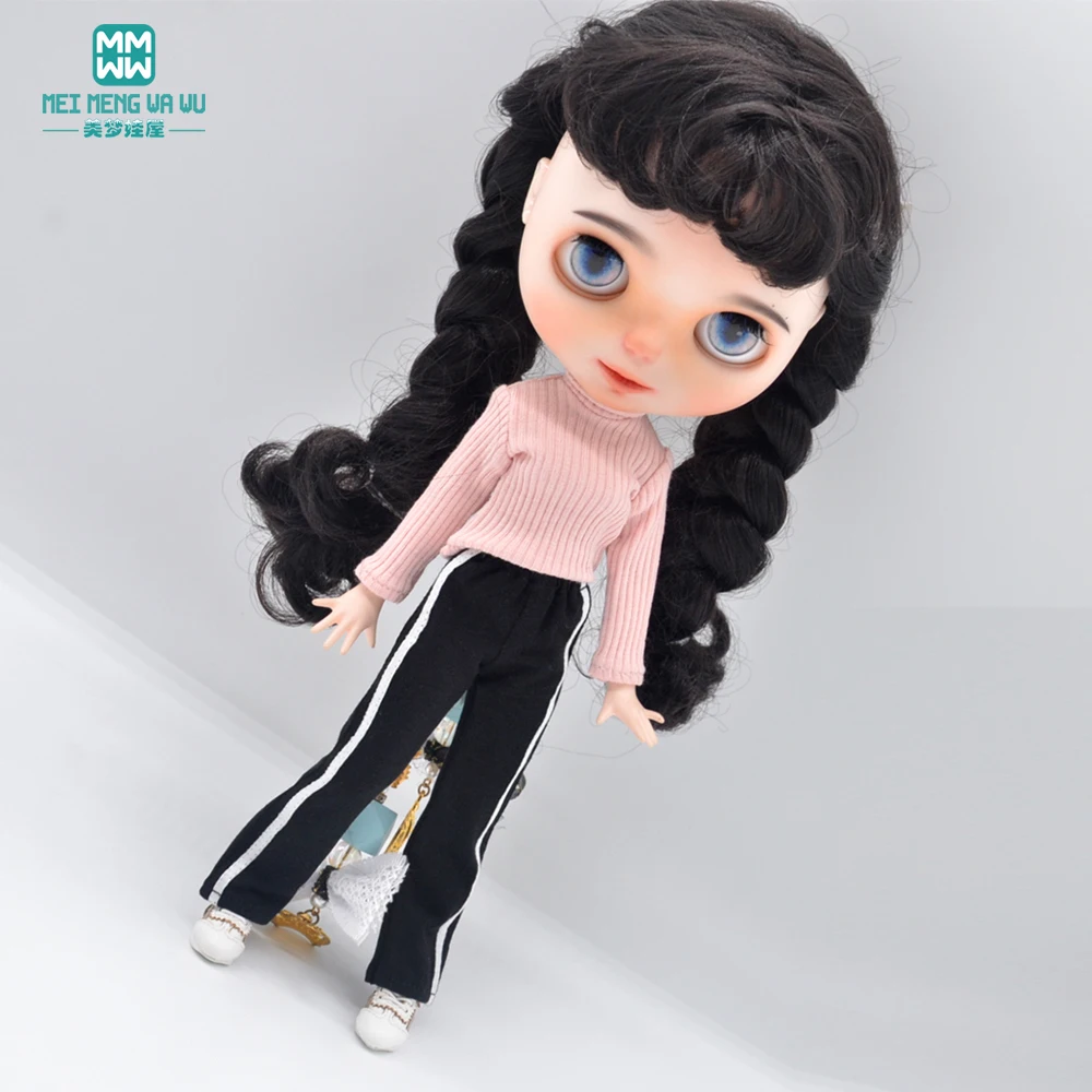Passend für Blyth Azone OB22 OB24 Puppenkleidung und Zubehör, bonbonfarbener Rollkragenpullover, Leggings – Detail 1