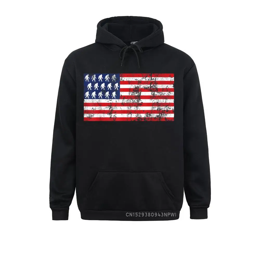 

Bigfoot 4th Of July Shirts Patriotic USA Flag Distressed Cheap Young Sweatshirts Long Sleeve Hoodies Family Sportswears