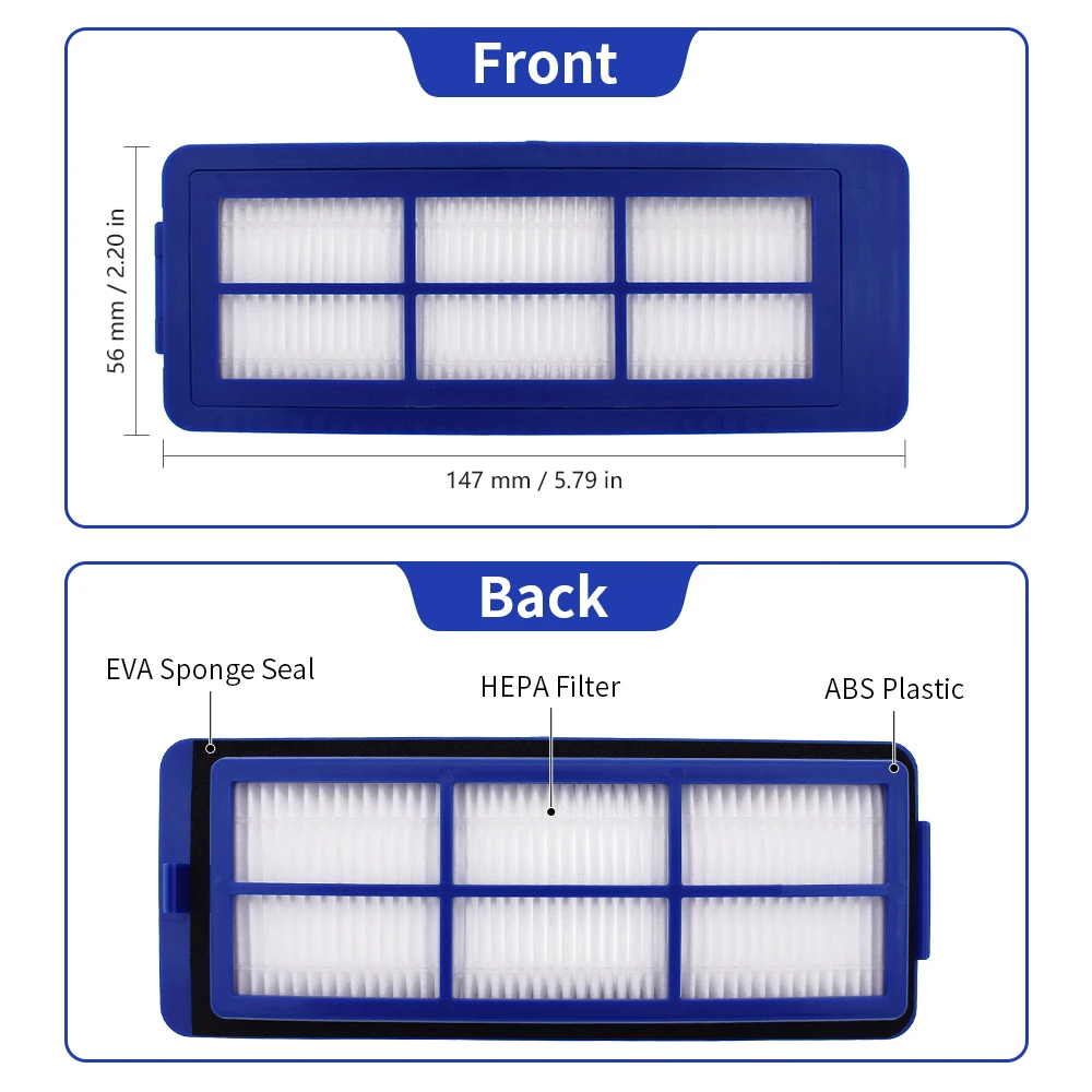 Filtro compatível com eufy robovac 11s max 15c max 30c max g10 g30 híbrido robô aspirador de pó peças reposição acessório substituição