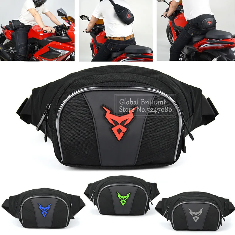 

Motocross Shoulder Bags Motorcycle Bag Waterproof Men Multifunction Waist Leg Cafe Racer Bag Cycling Fashion Hiking Outdoor