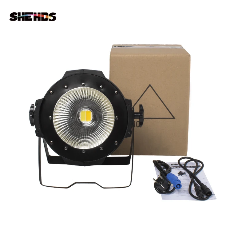 Imagem -03 - Shehds-led Par Cob Iluminação com Portas de Celeiro 200w Cool White e Warm dj Disco Home Party e Boate Pcs Pcs Pcs