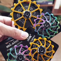 2021 New Bicycle Ceramics Rear Derailleur 14T 15T 16T 17T 18T Jockey Wheel Road MTB Guide Bike Ceramics Bearing Bicycle Parts