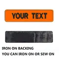 orange iron-on