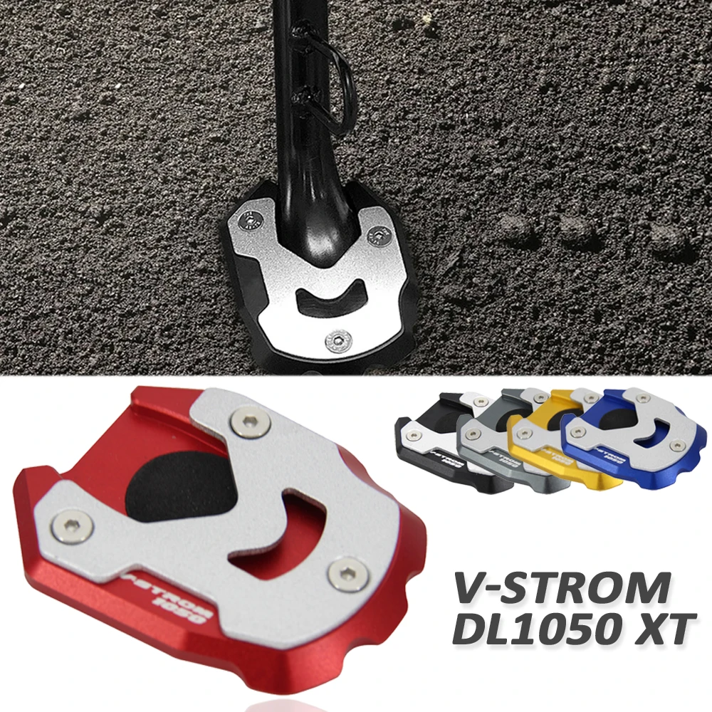 

NEW 20-21 Kickstand Foot Side Stand Extension Pad Support Plate For SUZUKI Vstrom V-Strom DL 1050 XT 1050XT DL1050 DL1050XT