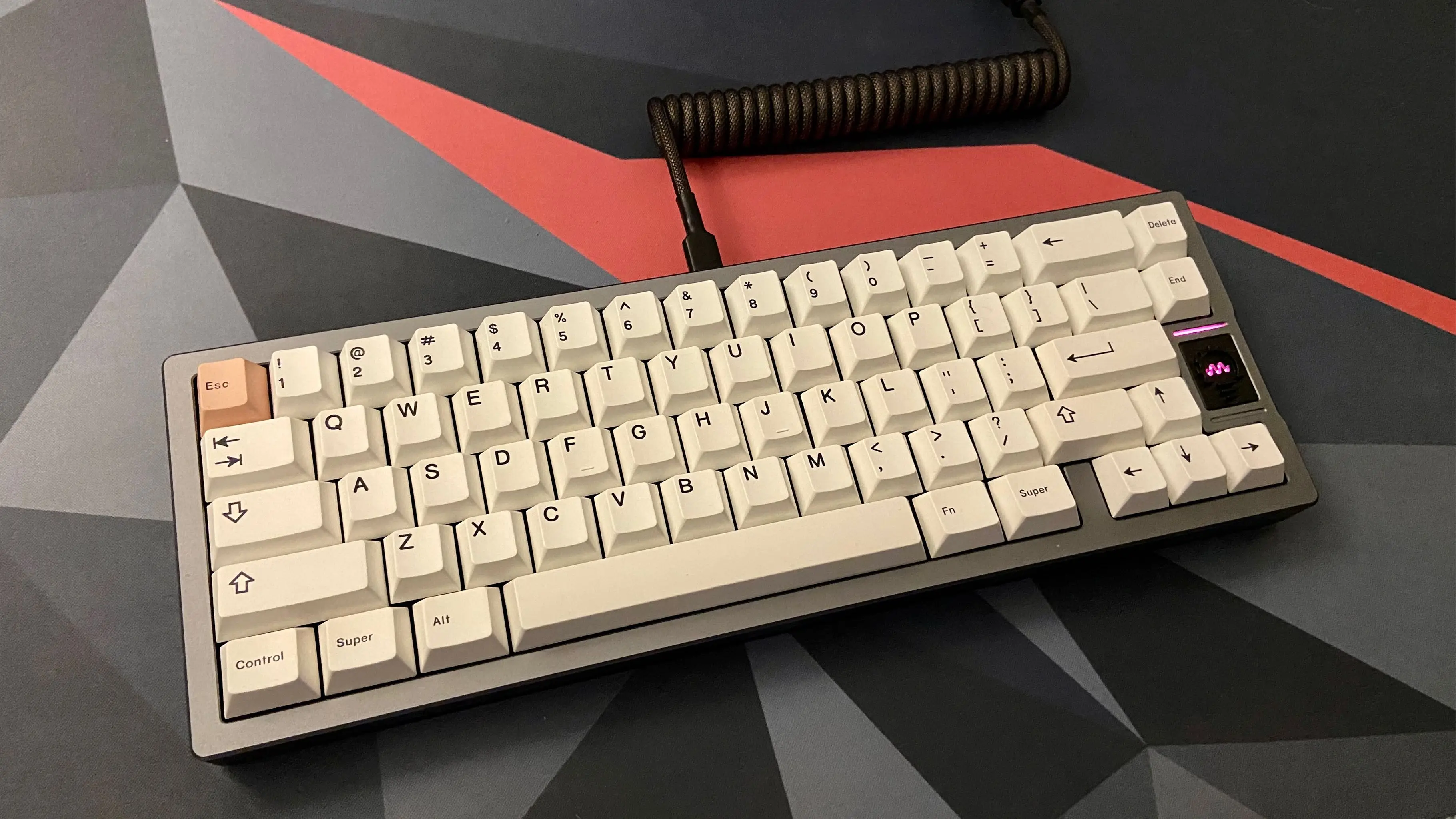 Geekark arco r2 pbt simples branco keycaps novo molde sublimação keycap cherry perfil teclado mecânico