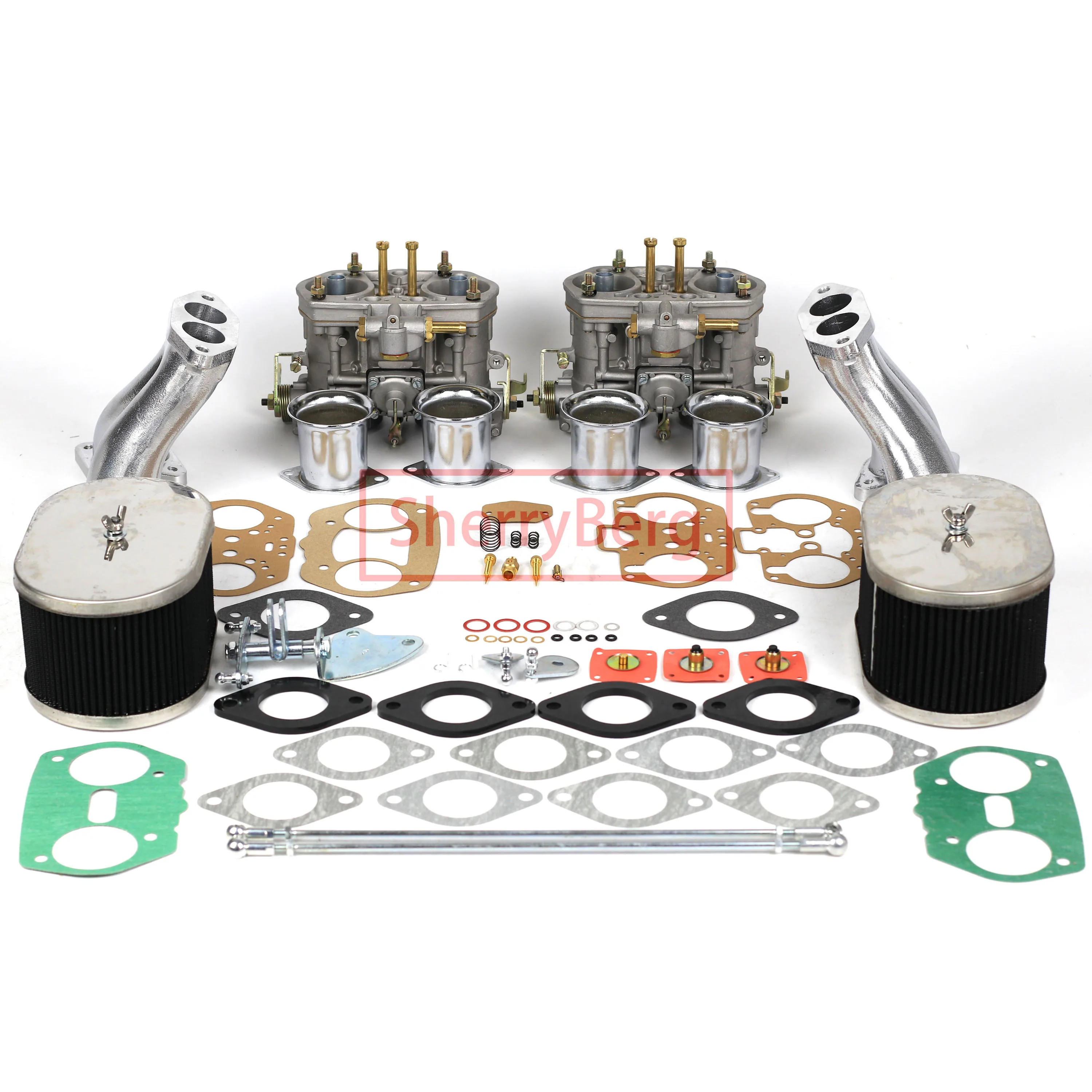 

SherryBerg carburettor carb conversion kit for VW TYPE 4 FAJS HPMX WEBER IDF DUAL 48mm CARBY KIT T4 linkage T8 GOOD QUALITY 48