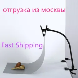 New Background Holder C Clamp Clip Camera Photo Studio Accessories Light Stand Flex Arm Reflector Photo Camara Fotografica