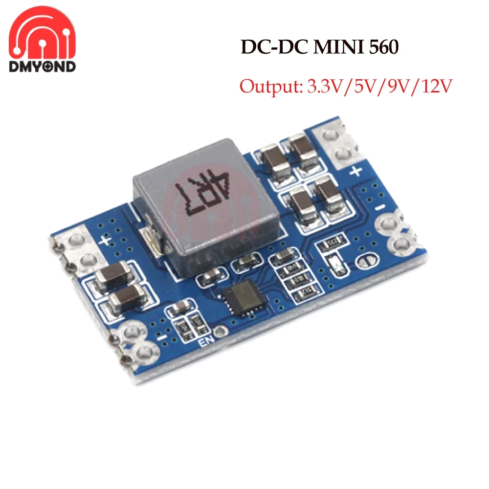 DC-DC Mini 560 Step Down DC-DC Converter Output 3.3V 5V 9V 12V 5A Mini560 Voltage Regulator Buck Stabilized Power Supply Module