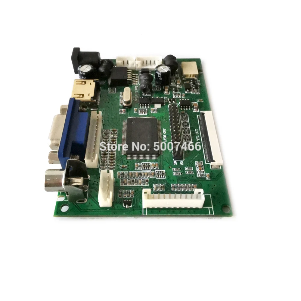 Imagem -04 - Vga Mais 2av Display Lcd Lvds Matriz de 20 Pinos Ajuste G150x1 Ht150x02 Qd15xl02 Qd15xl13 Controlador Placa de Unidade Kit Faça Você Mesmo 1024*768 2-ccfl