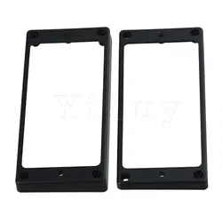 7 String Guitar Pickup Frame Ring Black Plastic 7x9mm 7x5mm Neck Bridge Parts Yibuy